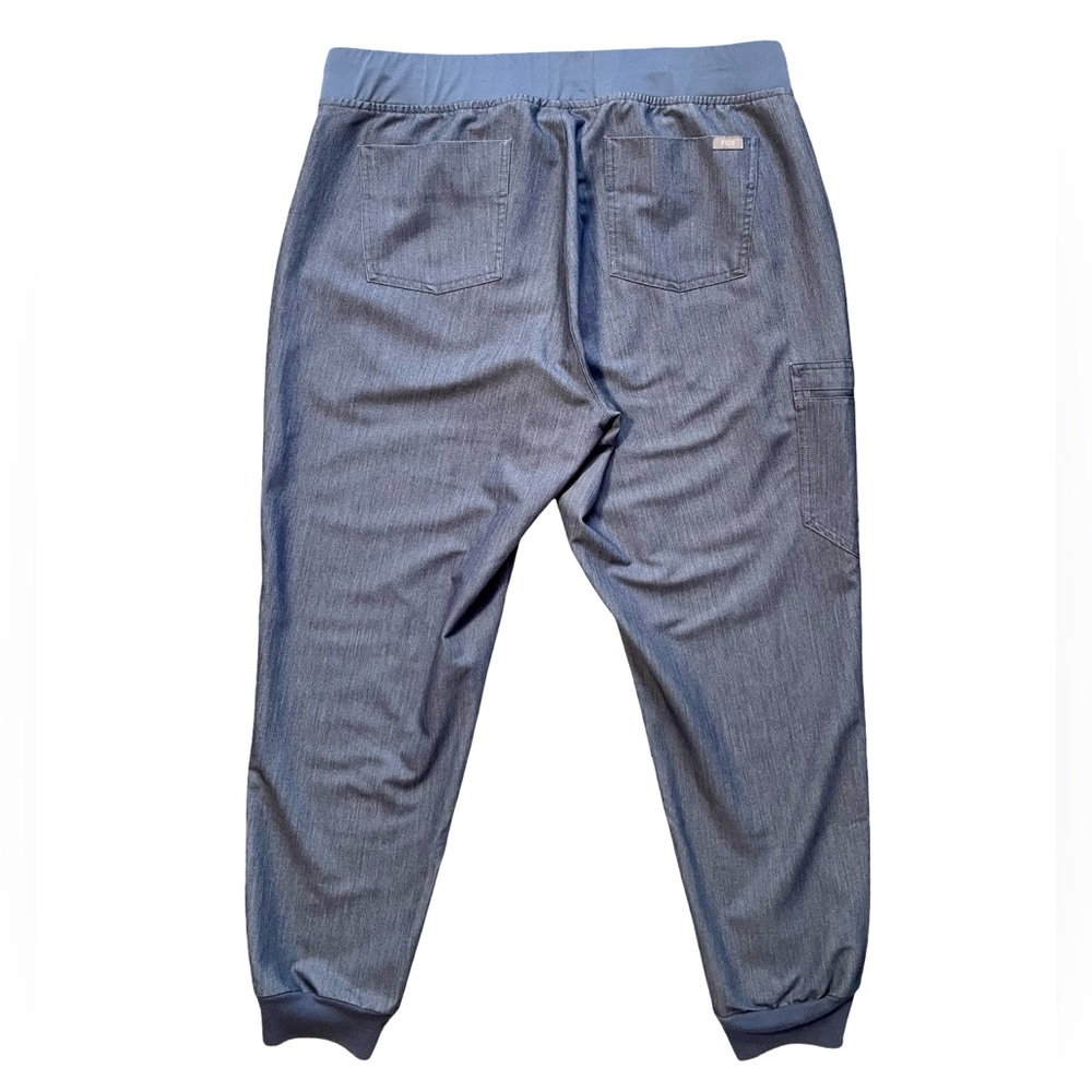 FIGS Samora Jogger Scrub Pants Denim Blue Size XL - Picture 4 of 4